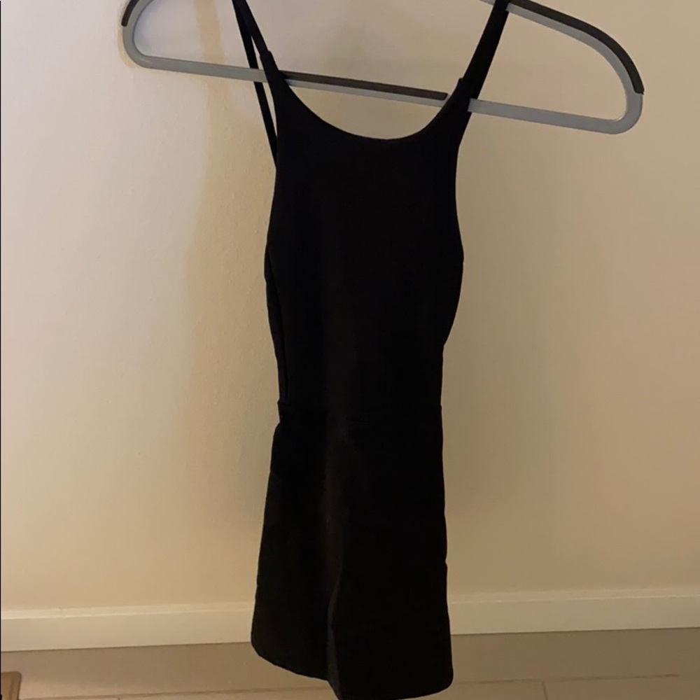 Mini black dress